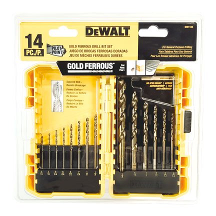 Dewalt 14 Piece Drill Bit Set (1/16" - 1/2")