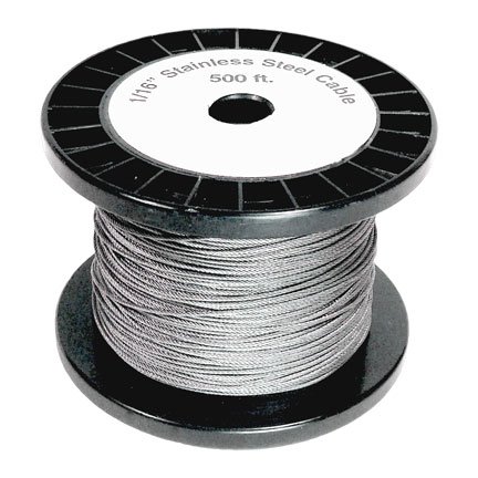 Ansul/Pyrochem WR-500 Wire Rope, Stainless Steel, 1/16", 500'