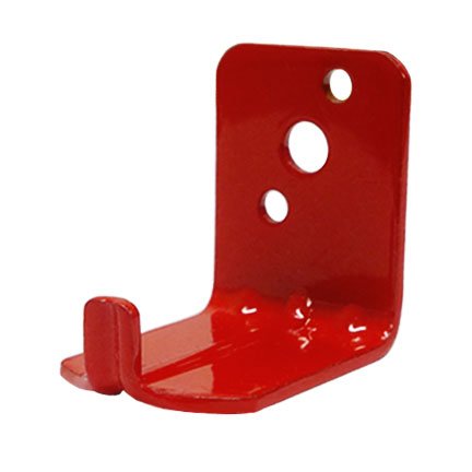 Universal Wall Hook for 10 lb. & 15 lb. CO2 Extinguisher, Red