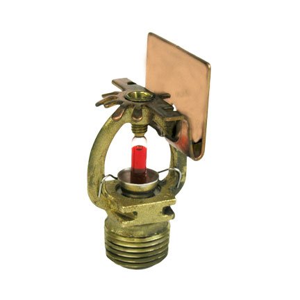 1/2" Bulb-type Sprinkler Head, Sidewall, Brass, 155 Degree Stand