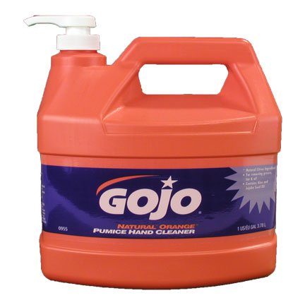 GOJO Orange Pumice Hand Cleaner, 1 gallon w/Pump Dispenser