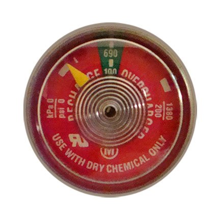 100 psi Dry Chemical Gauge