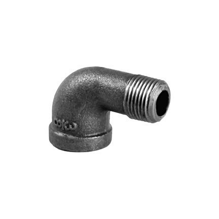 3/8" 90 Deg. Street Elbow, Black Pipe